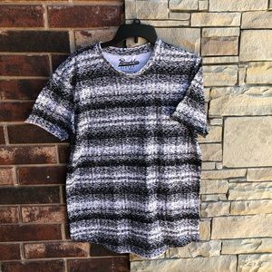 Brooklyn Cloth Mfg Co Black & White Marbled Top M
